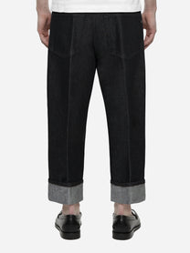 Jeans loose fit Antony in denim nero