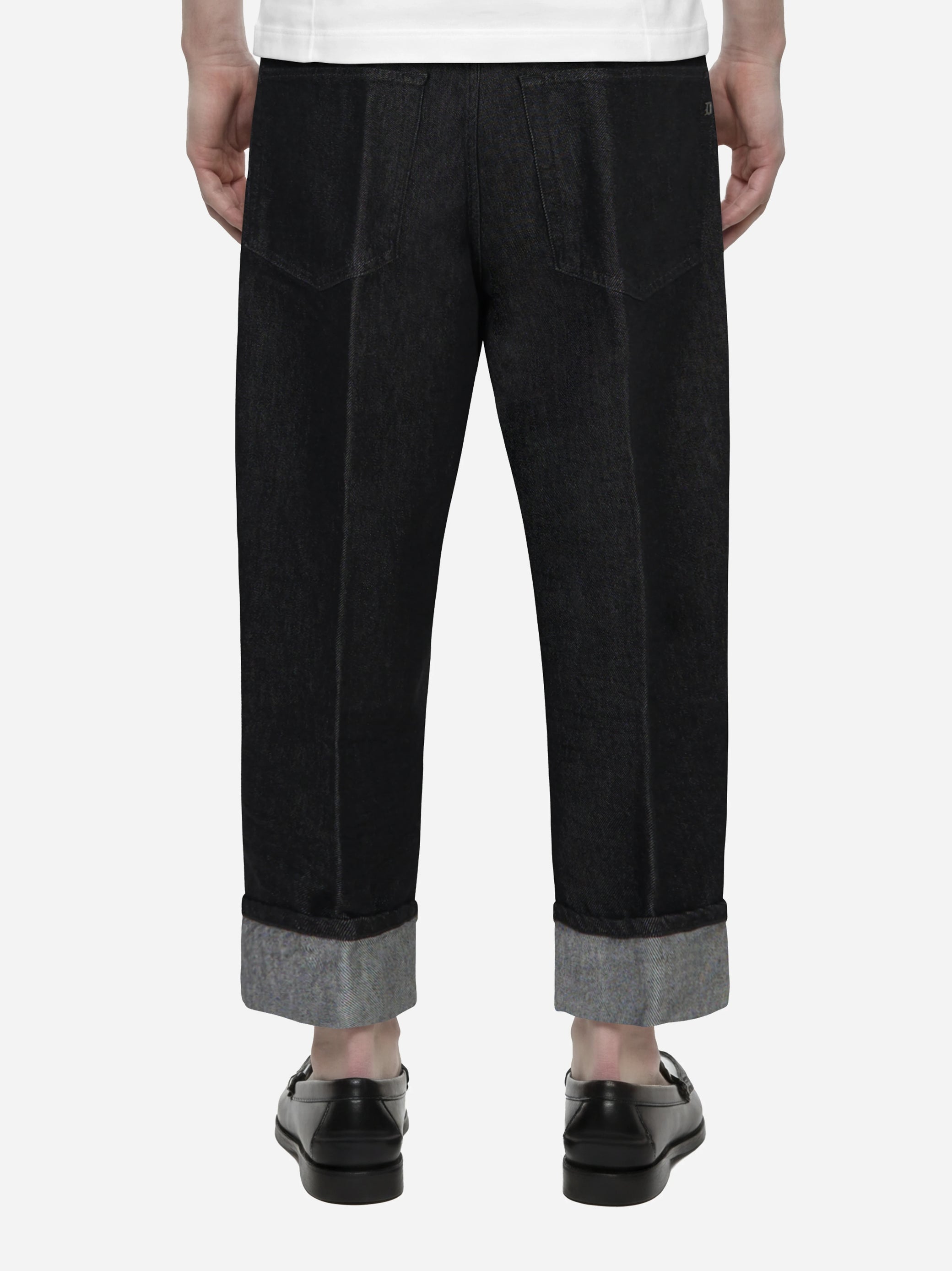 Jeans loose fit Antony in denim nero