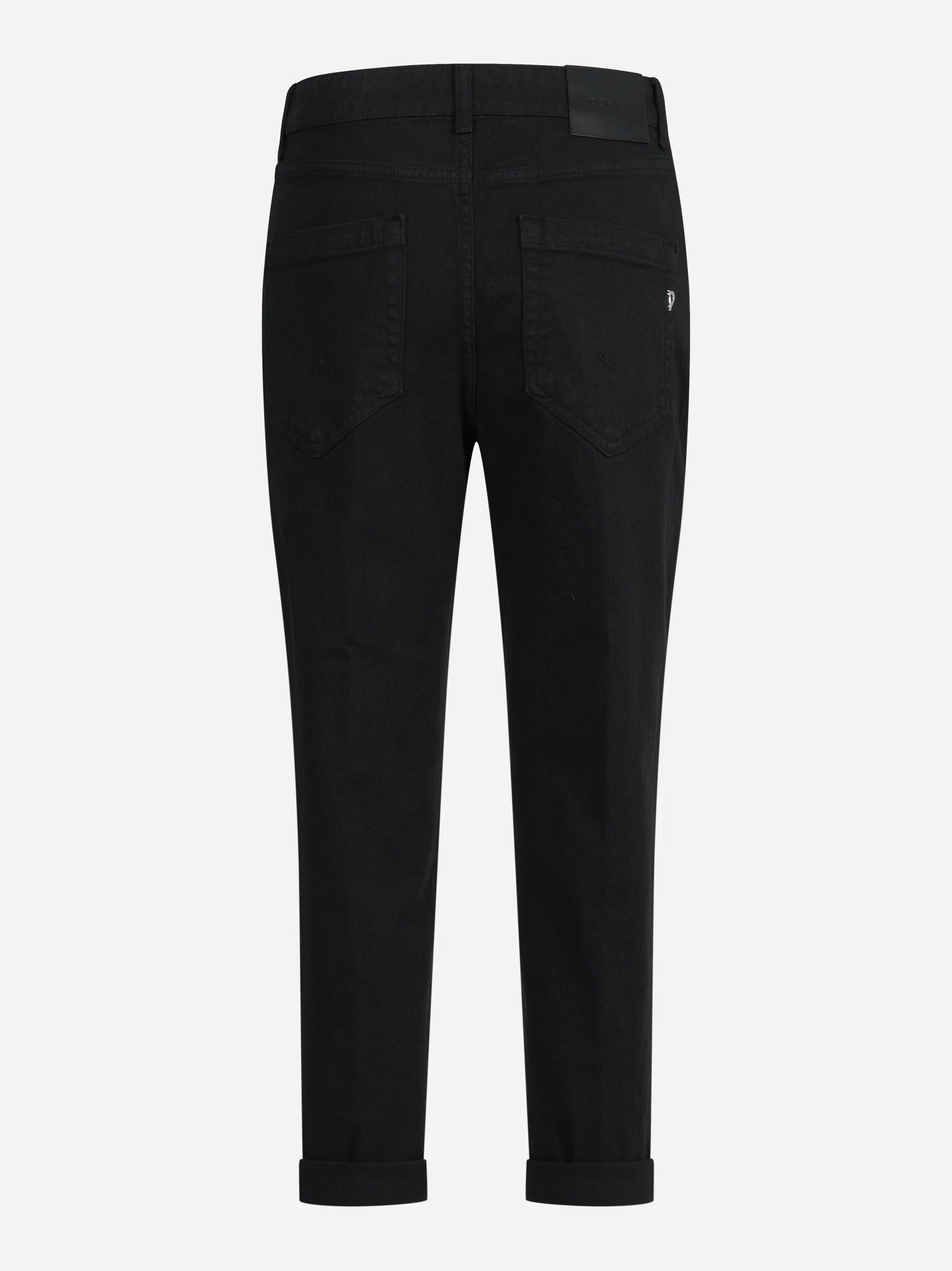 Jeans Koons loose fit con bottoniera gioiello neri - vista posteriore