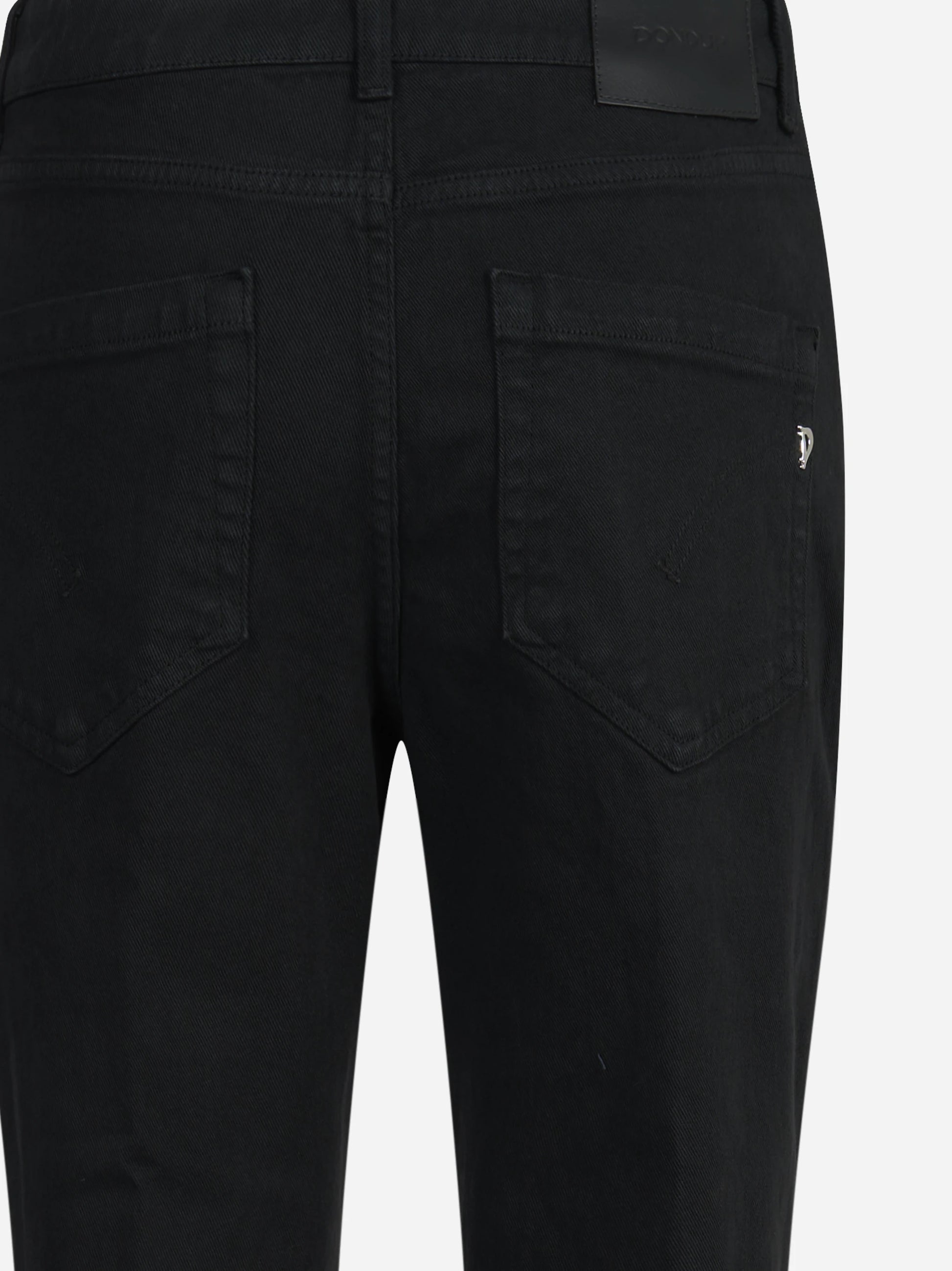 Jeans Koons loose fit con bottoniera gioiello neri - dettaglio prodotto