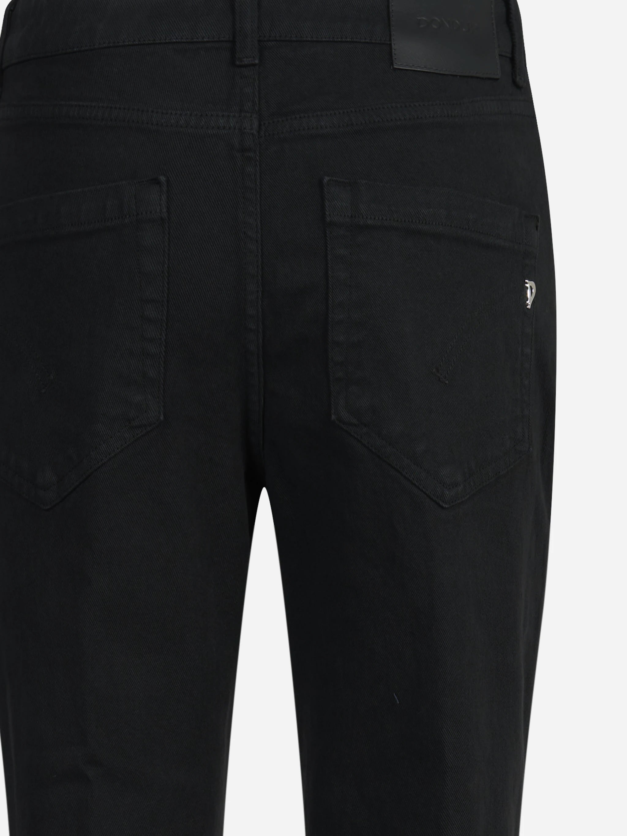 Jeans Koons loose fit con bottoniera gioiello neri - dettaglio prodotto