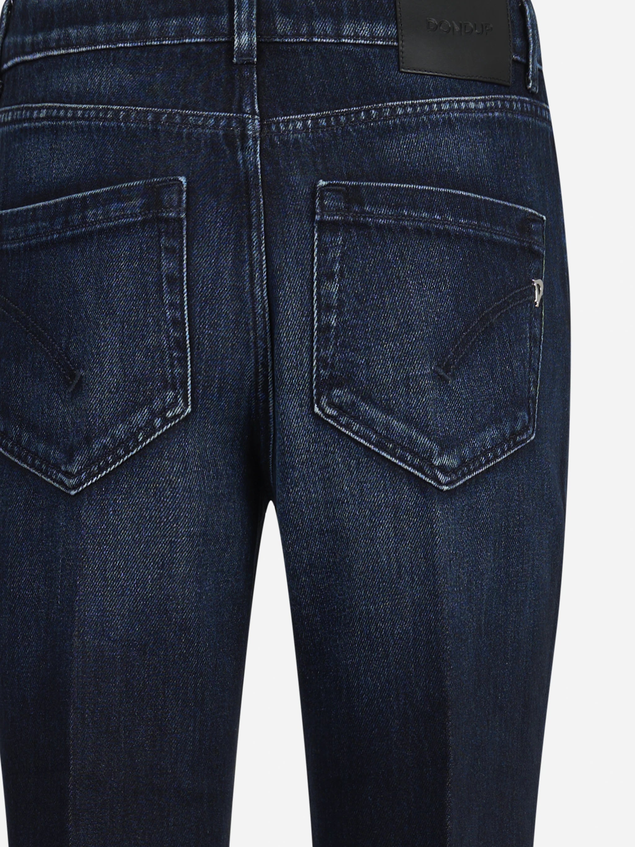 Jeans Koons loose fit con bottoniera gioiello blu - dettaglio prodotto