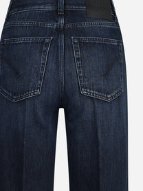 Jeans Amber wide leg blu scuro - dettaglio prodotto
