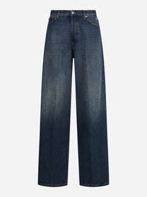 Jeans Dakota wide leg blu - vista frontale