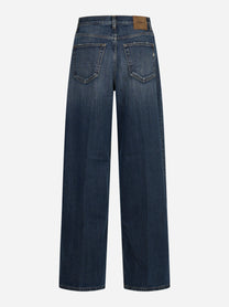 Jeans Dakota wide leg blu - vista posteriore