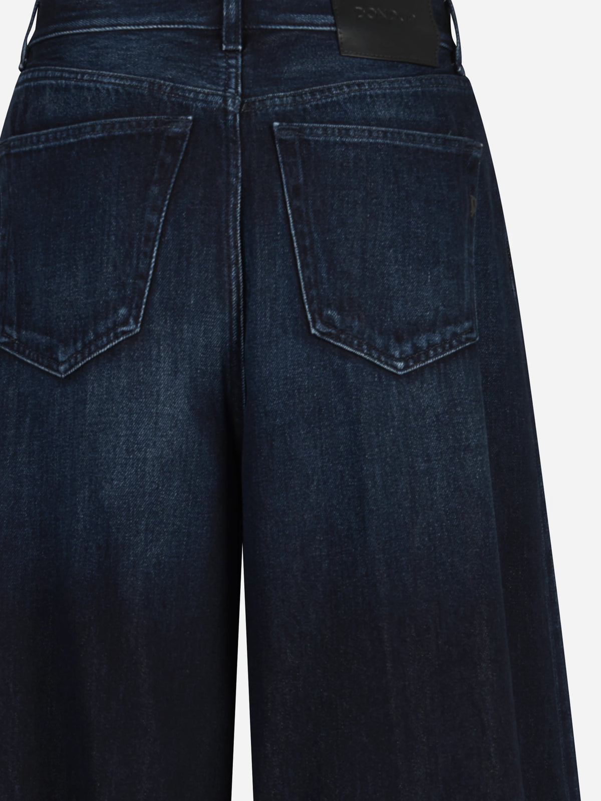 Jeans Maggie cropped wide-leg blu - vista posteriore