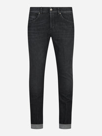 Jeans George slim nero - vista frontale
