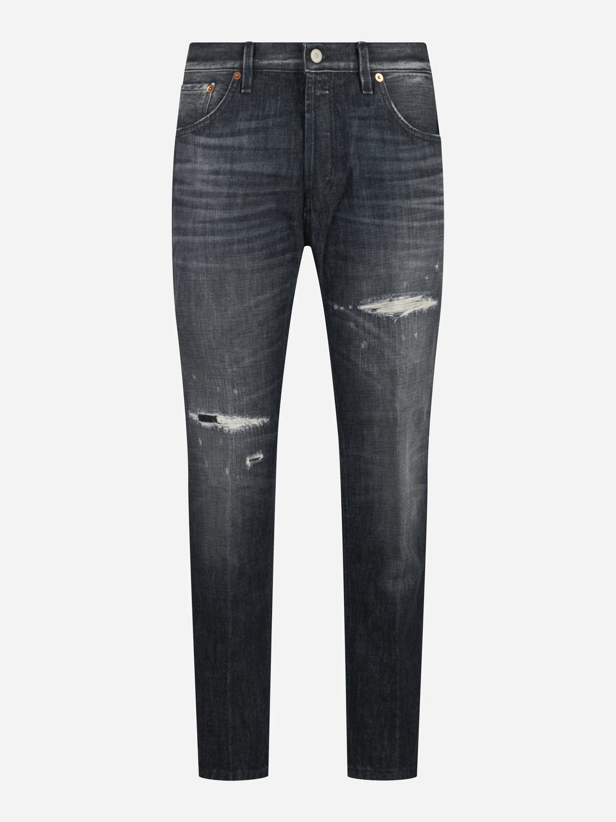 Jeans Brighton carrot blu - vista frontale