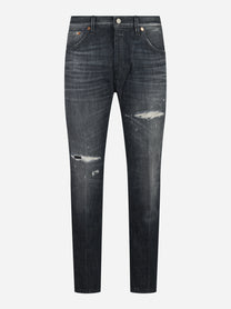 Jeans Brighton carrot blu - vista frontale