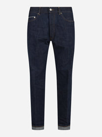 Jeans Yui cinque tasche blu scuro - vista frontale