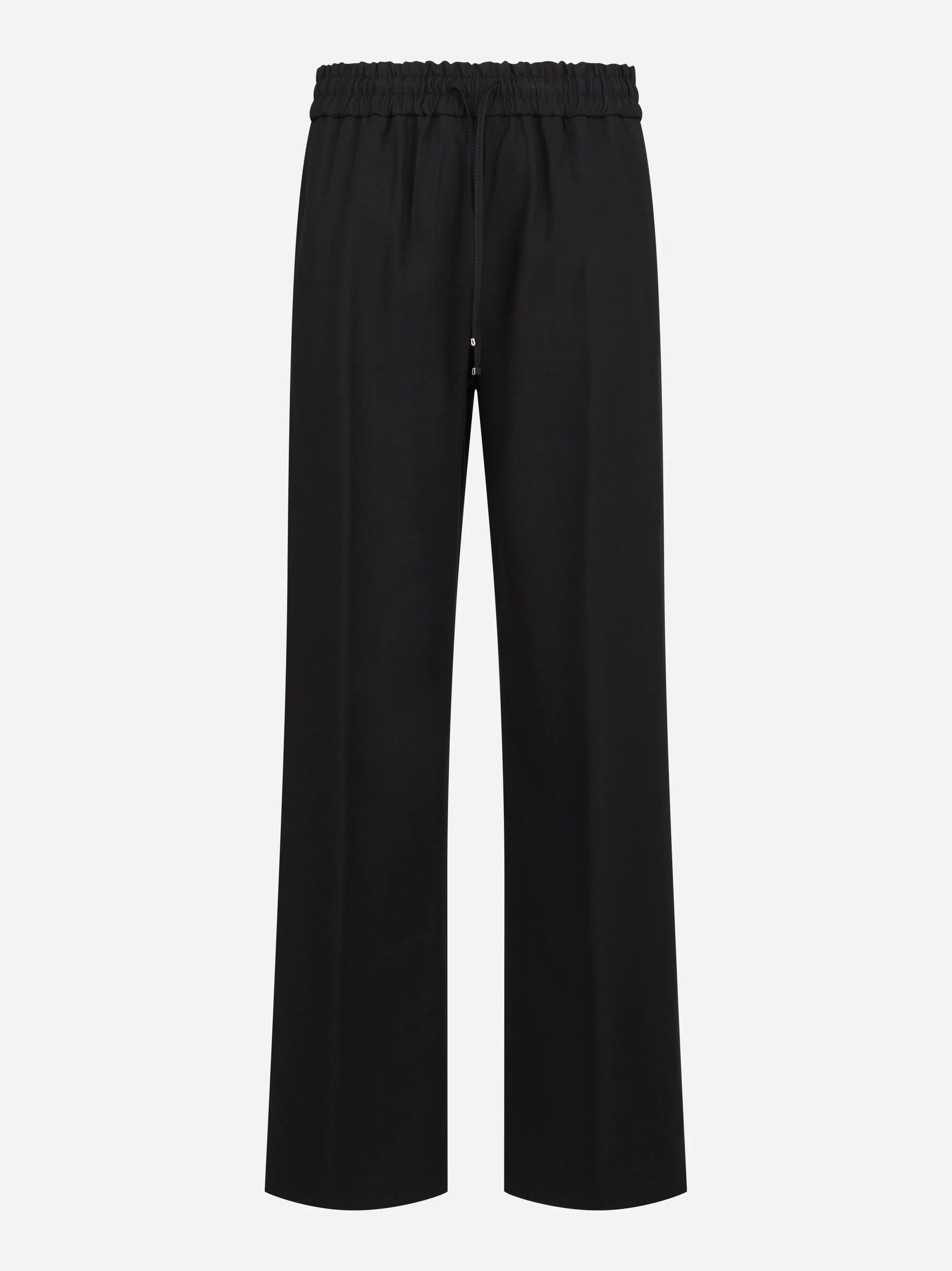 Pantalone jogger Marisol in viscosa nero