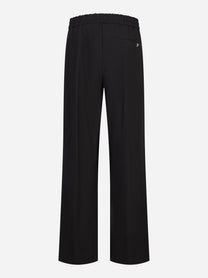 Pantalone jogger Marisol in viscosa nero