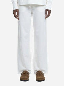 Pantalone jogging in jersey bianco