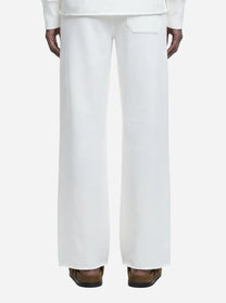 Pantalone jogging in jersey bianco