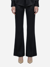 Pantaloni Matilda skinny bootcut nero