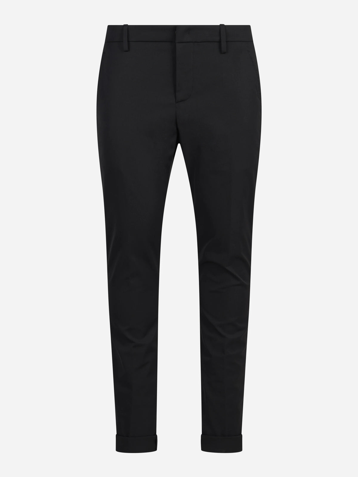 Pantalone Gaubert slim fit nero - vista frontale