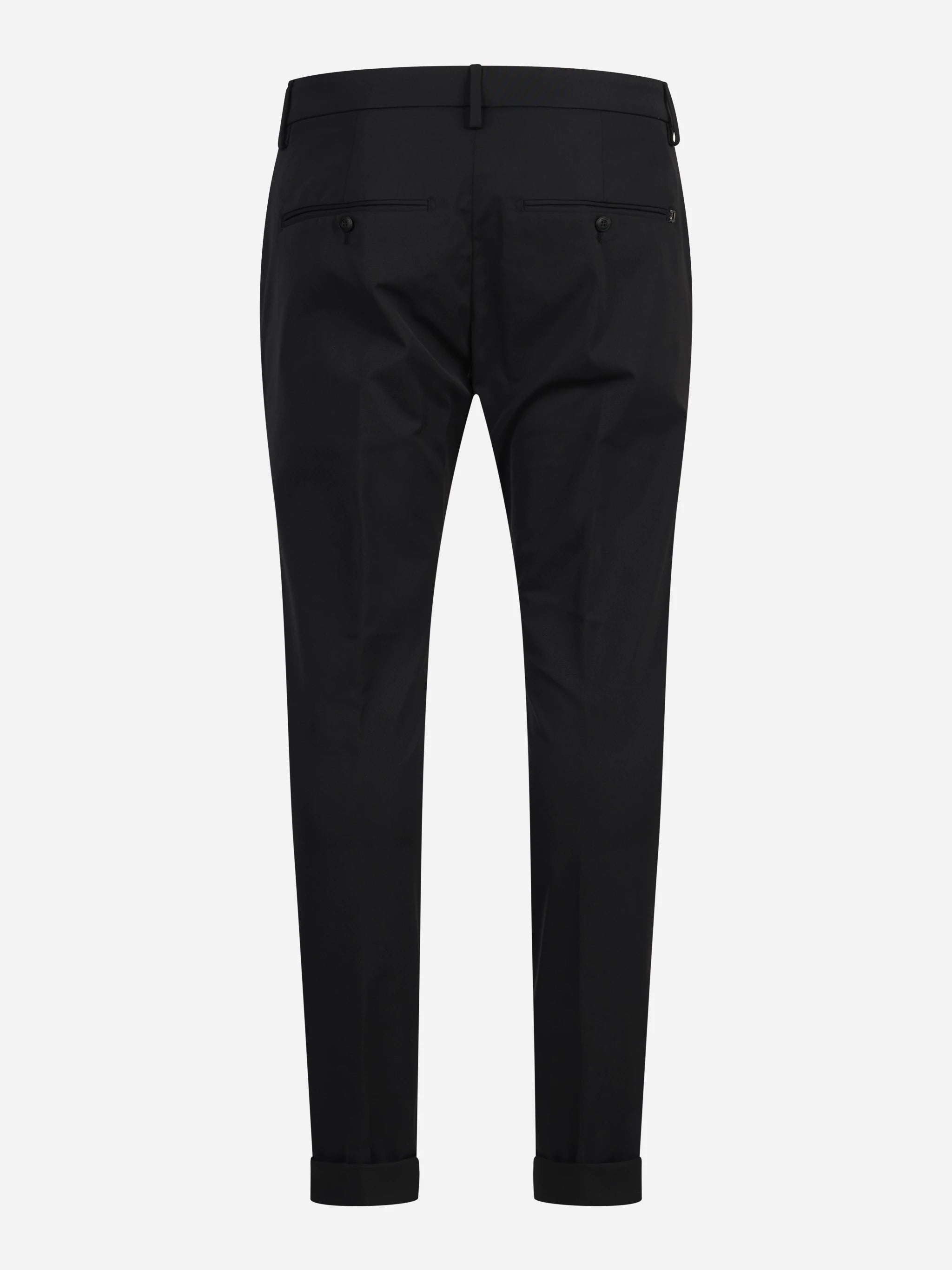 Pantalone Gaubert slim fit nero - vista posteriore