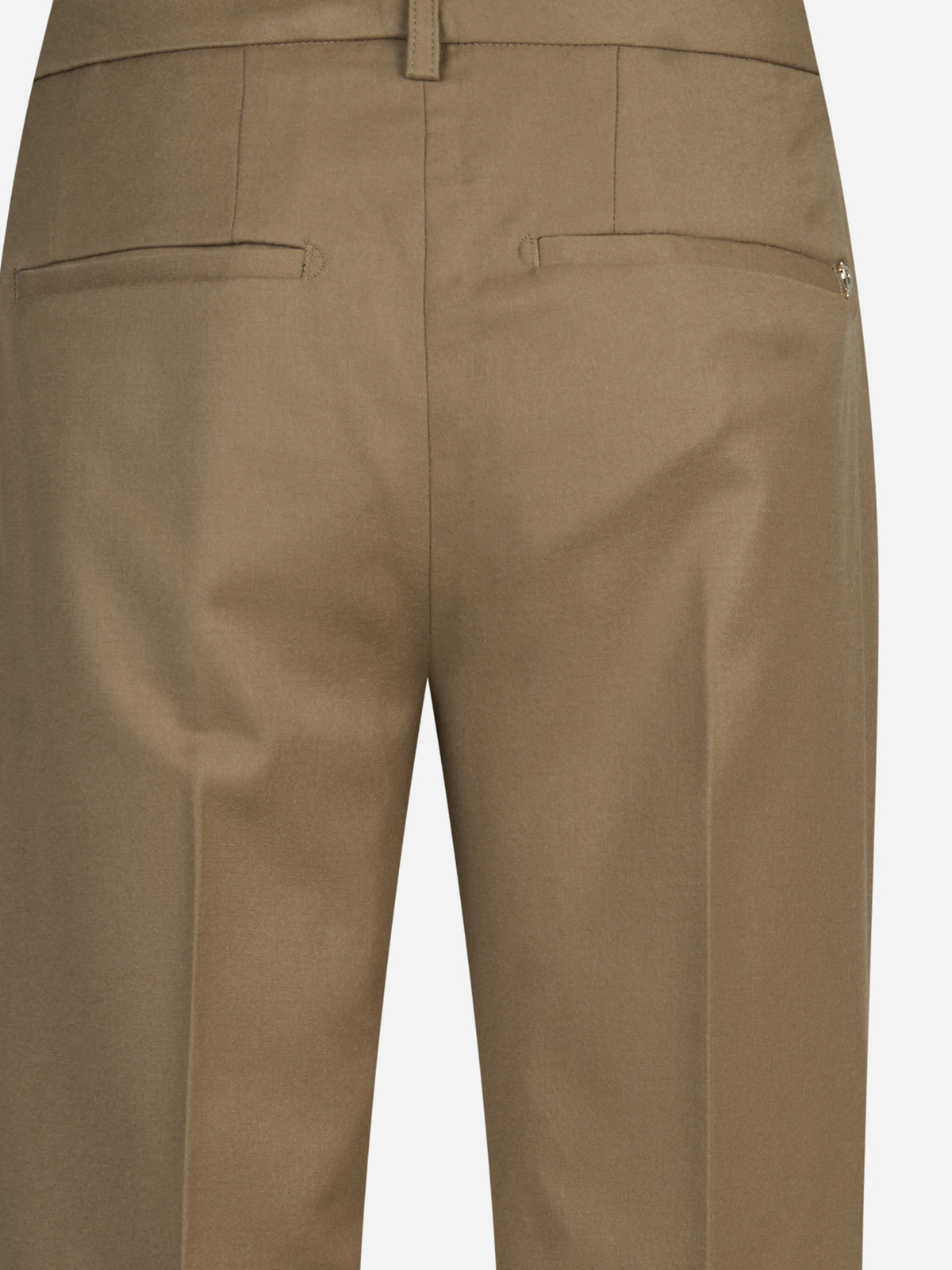 Pantaloni Janice wide leg in lana cammello - dettaglio del prodotto