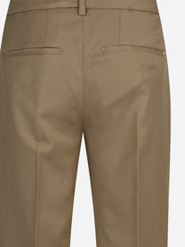 Pantaloni Janice wide leg in lana cammello - dettaglio del prodotto