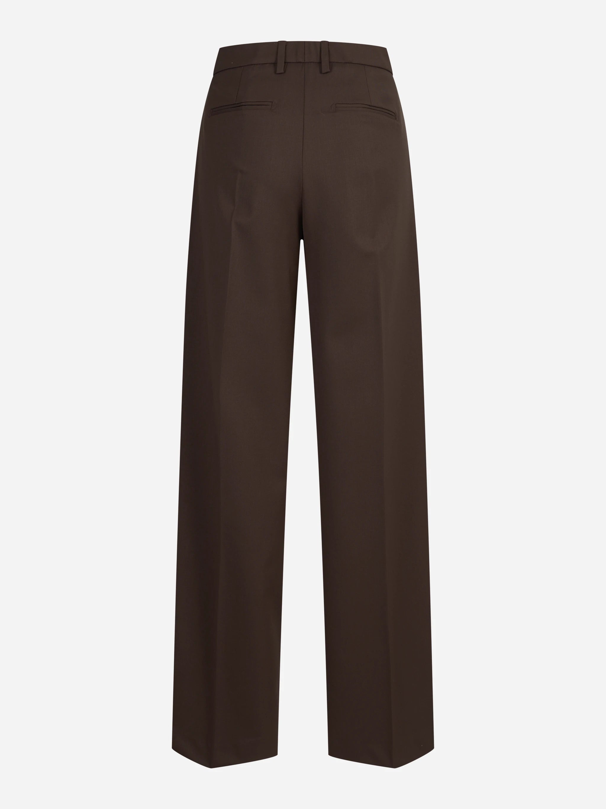 Pantaloni Lia loose fit marroni - vista posteriore