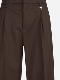Pantaloni Lia loose fit marroni - dettaglio prodotto