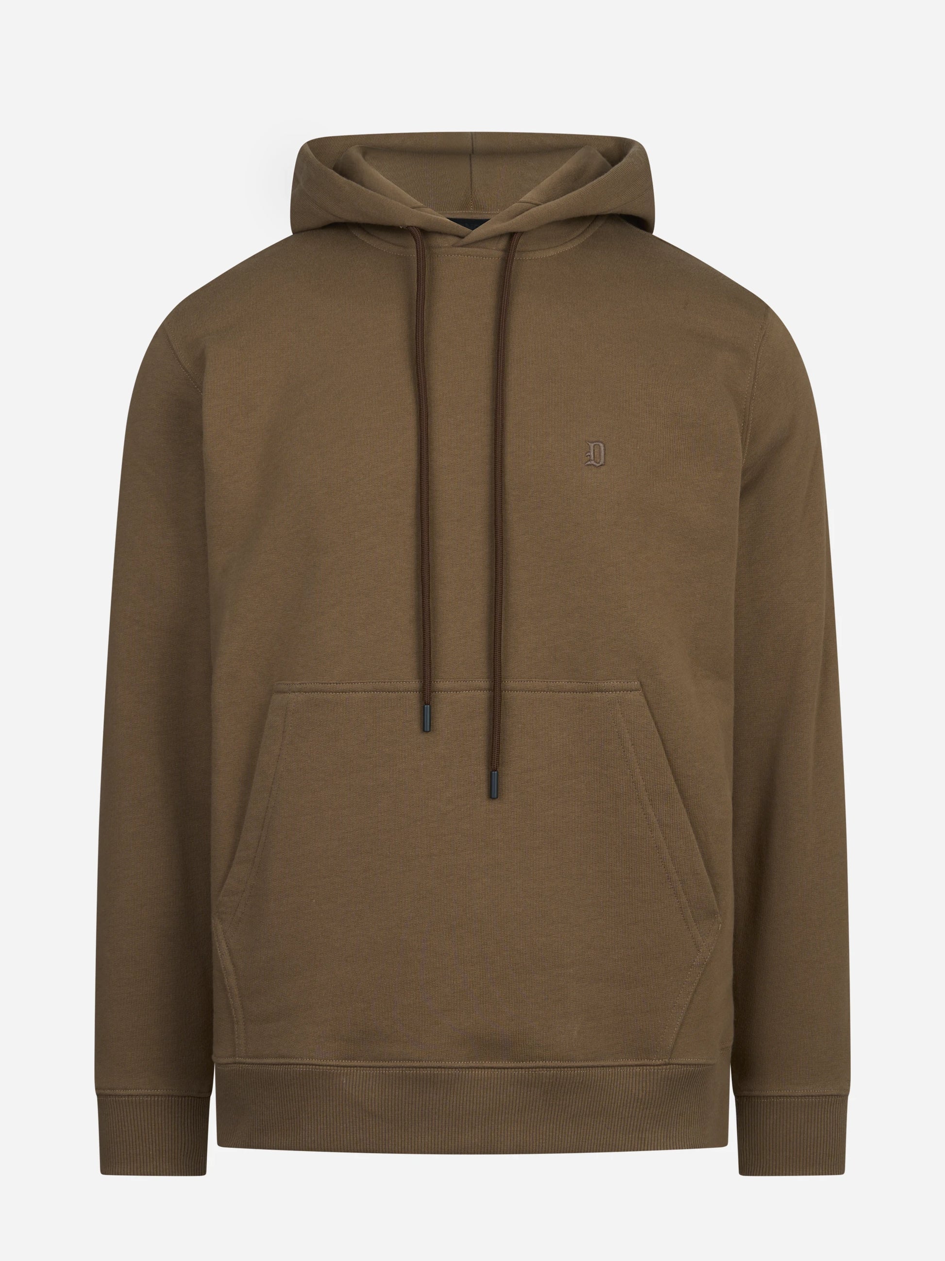 Felpa con cappuccio regular-fit marrone DONDUP – immagine 1 di 3
