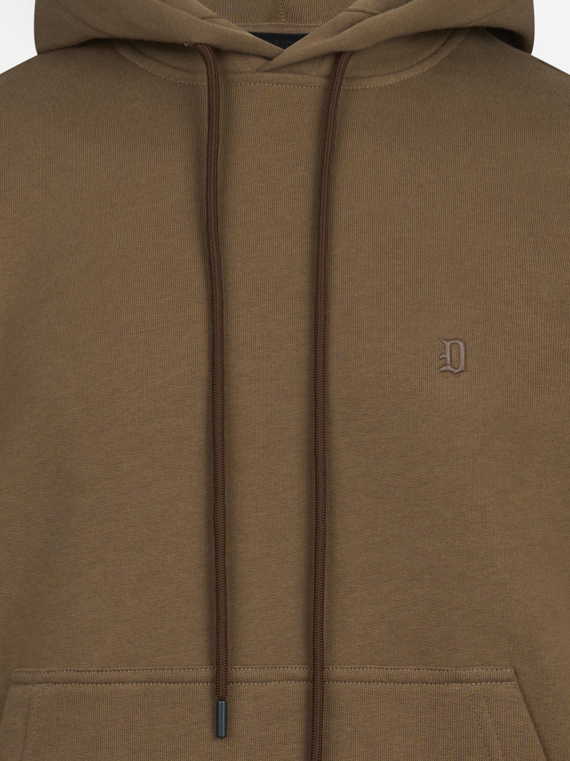 Felpa con cappuccio regular-fit marrone DONDUP – immagine 3 di 3