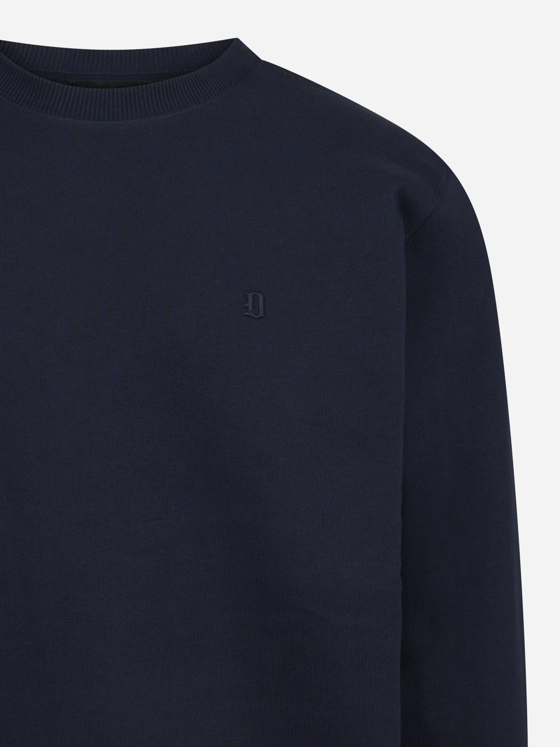 Felpa girocollo regular-fit blu DONDUP – immagine 3 di 3