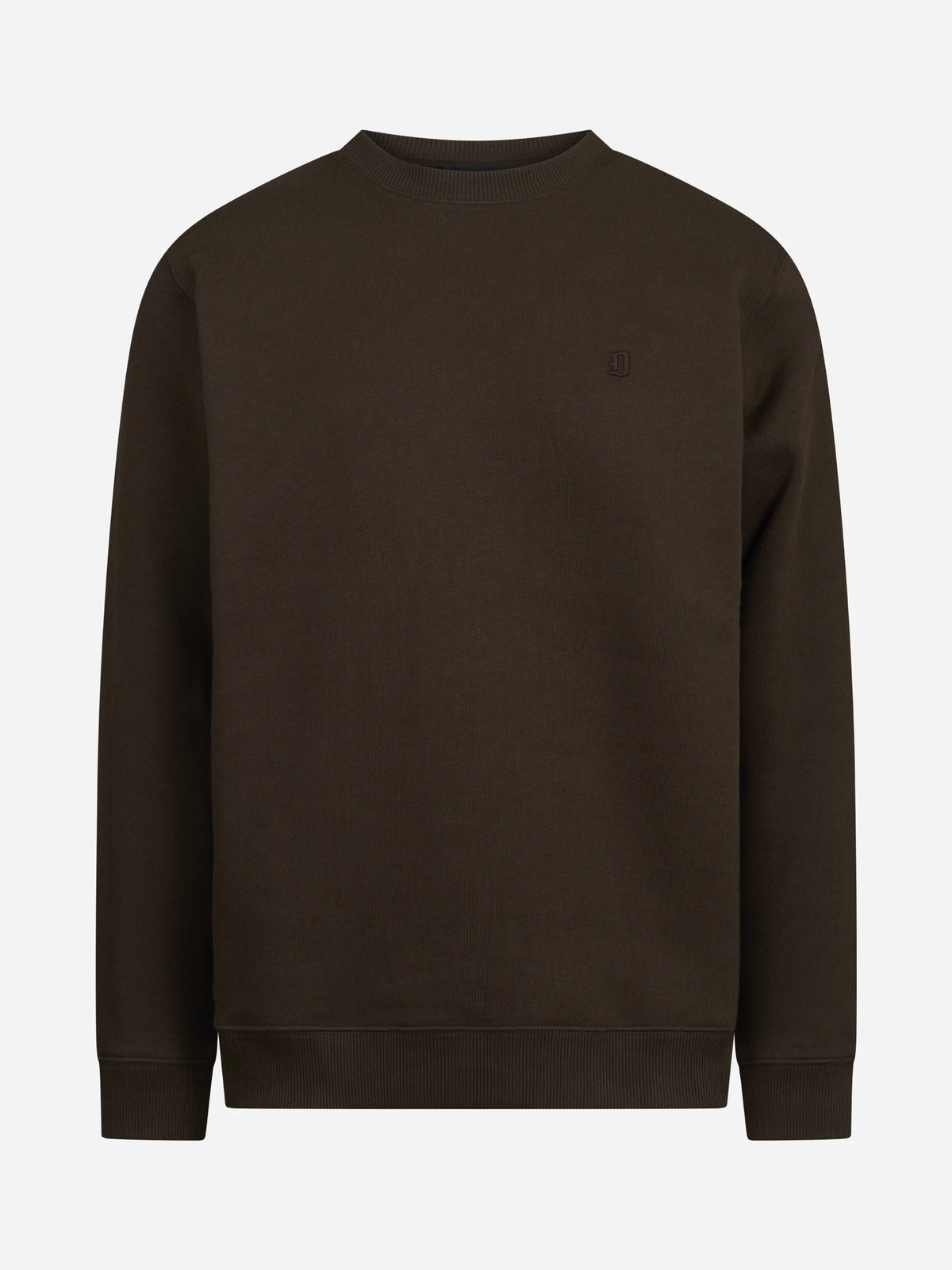 Felpa girocollo regular-fit marrone DONDUP – immagine 1 di 3