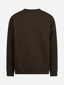 Felpa girocollo regular-fit marrone DONDUP – immagine 1 di 3
