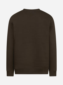 Felpa girocollo regular-fit marrone DONDUP – immagine 2 di 3