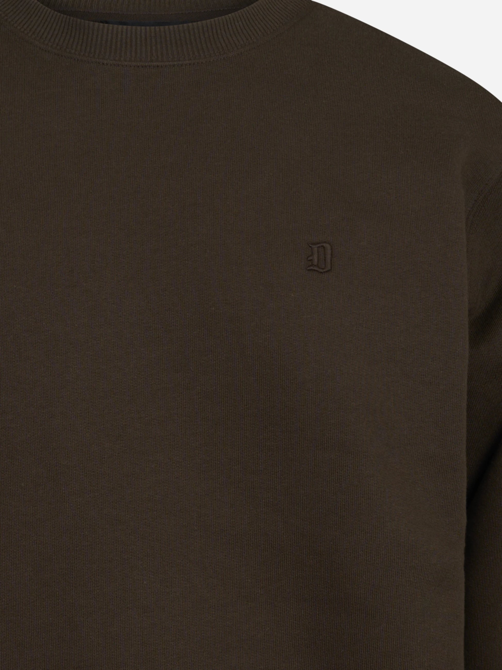 Felpa girocollo regular-fit marrone DONDUP – immagine 3 di 3