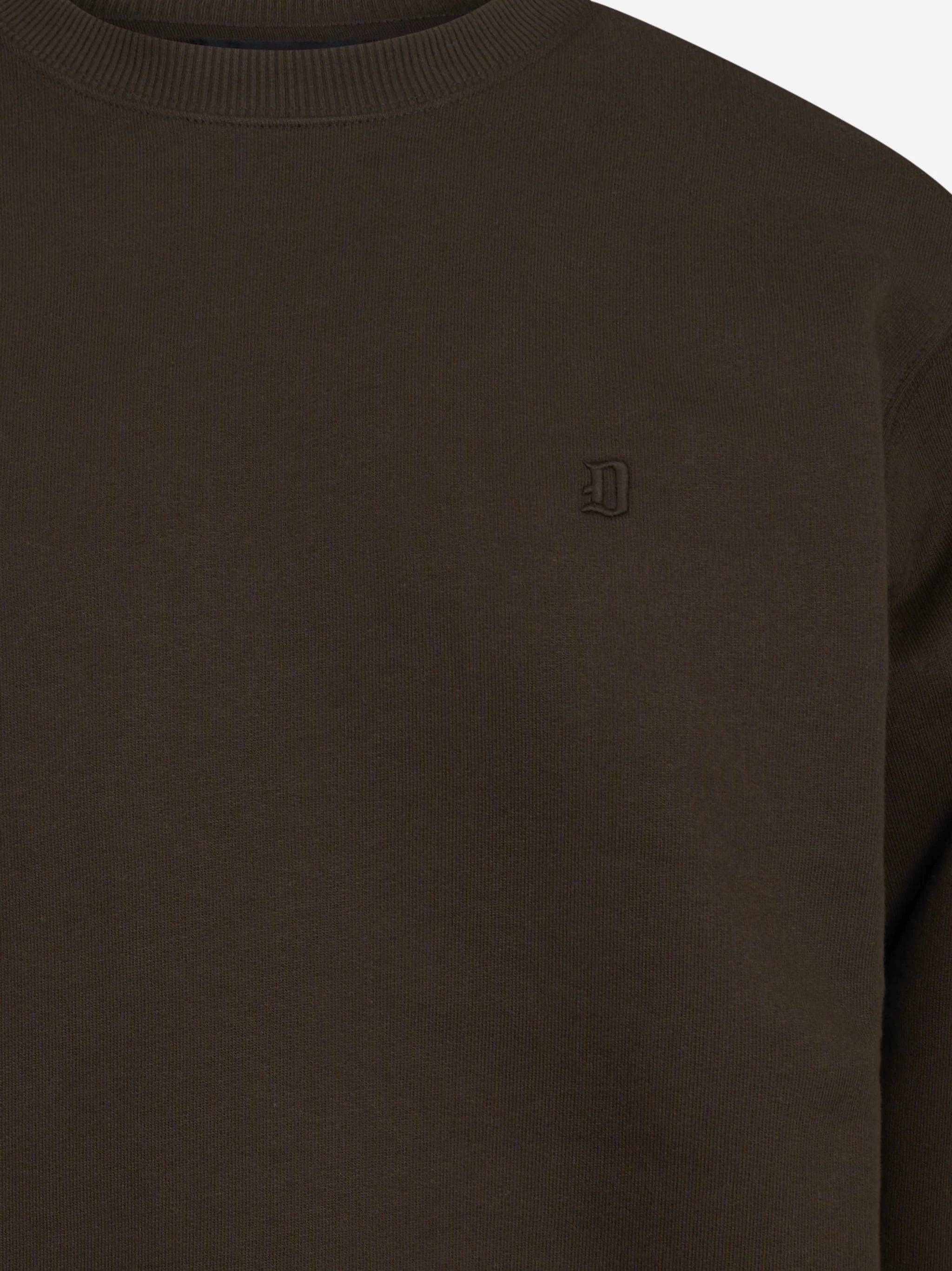 Felpa girocollo regular-fit marrone DONDUP – immagine 3 di 3