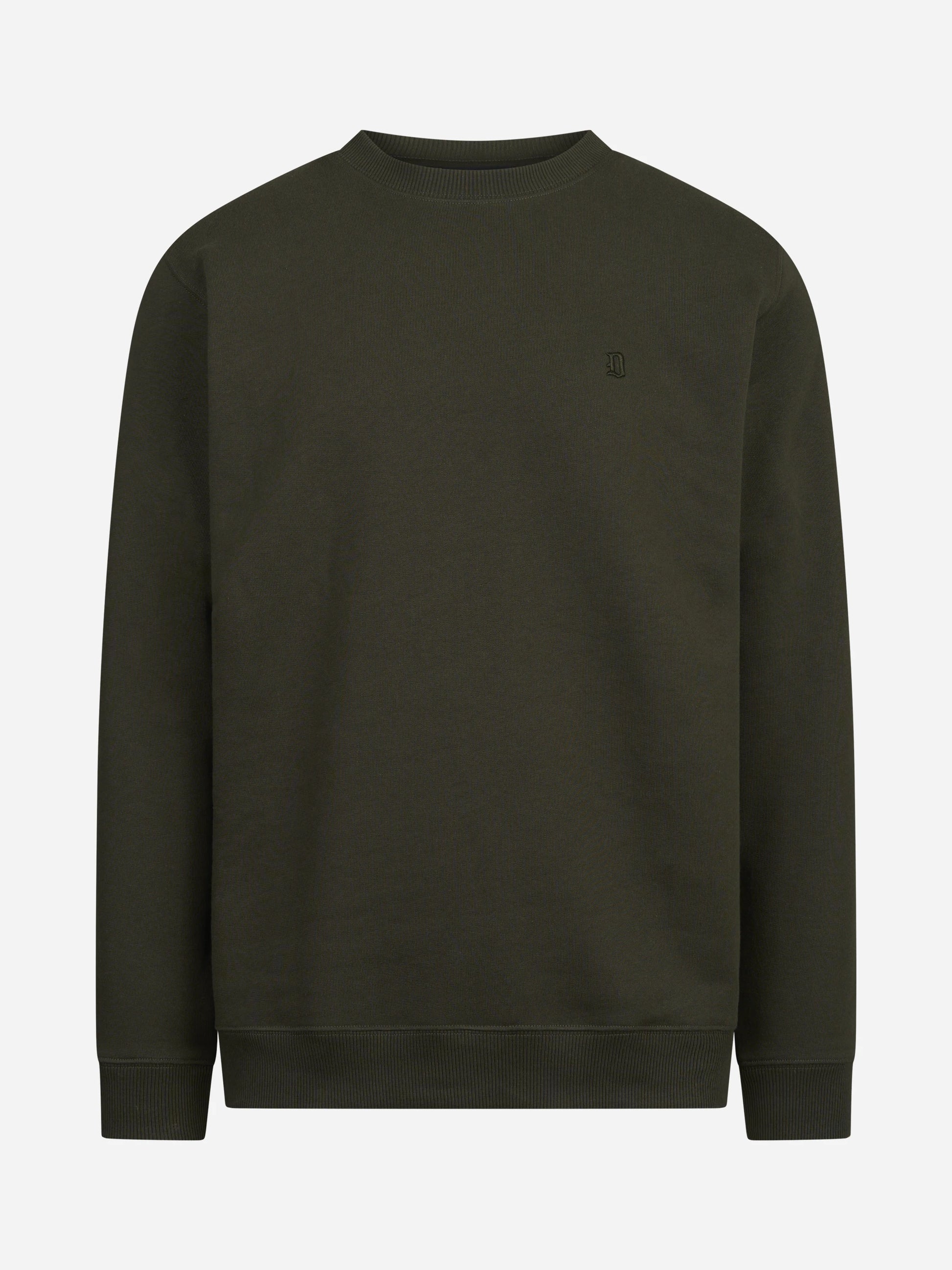 Felpa girocollo regular-fit verde DONDUP – immagine 1 di 3