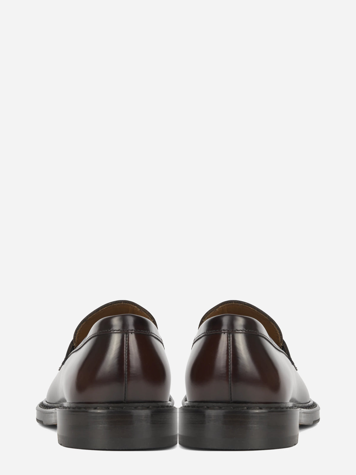 Mocassino Penny Horse in pelle marrone - vista posteriore