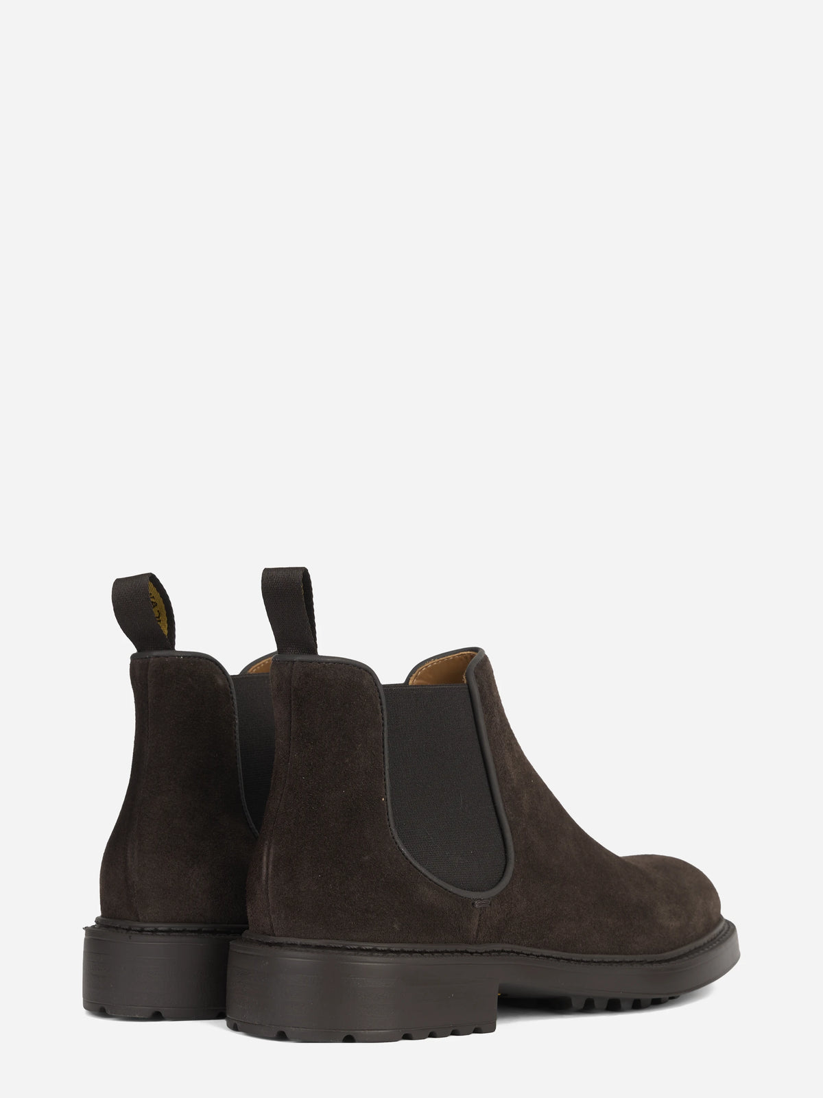 Chelsea boot in suede marrone - dettaglio della coppia