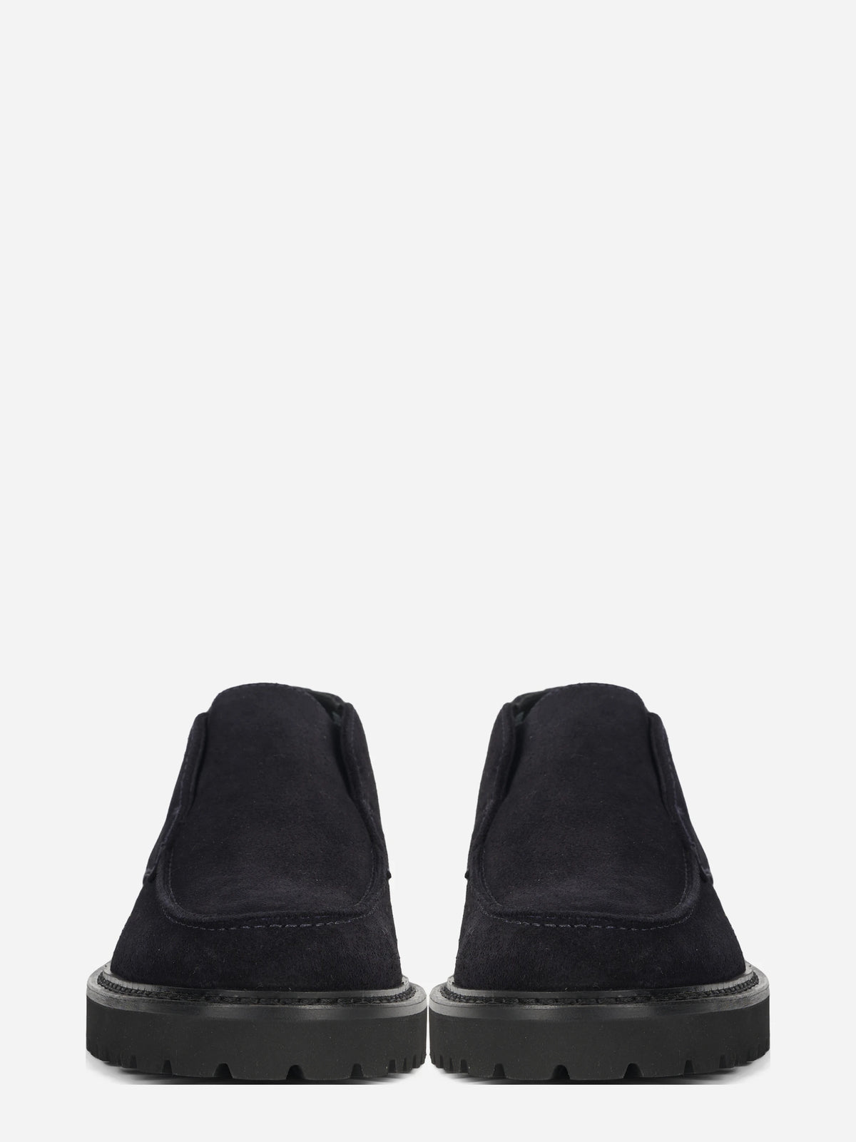 Polacchina Chukka Adler in suede blu - vista frontale