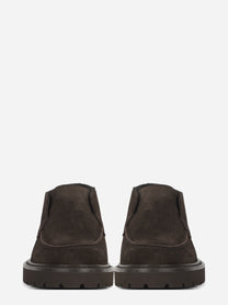 Polacchina Chukka Adler in suede marrone - vista frontale