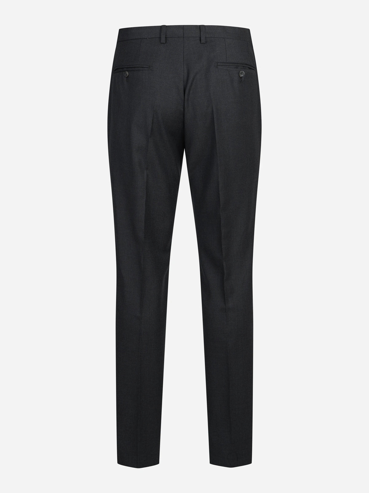 Abito Ostro Sciroc monopetto in lana grigio - pantaloni, vista frontale