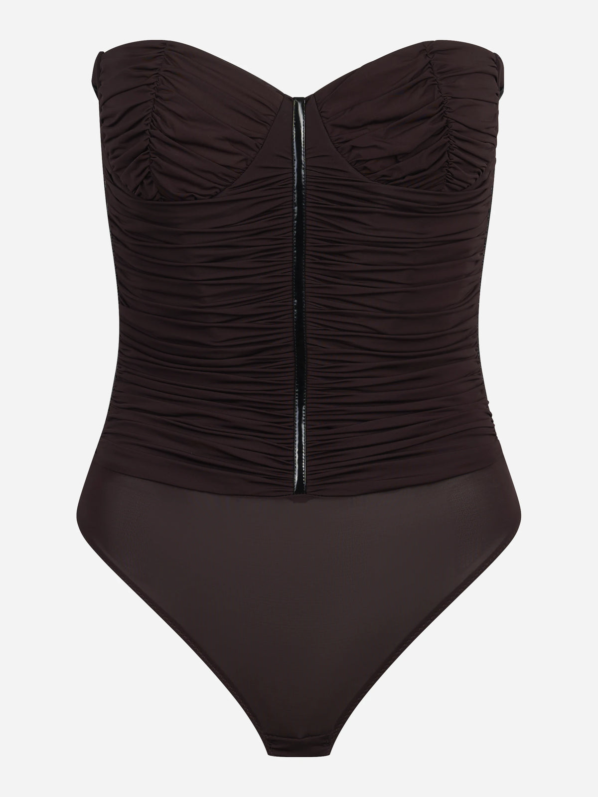 Body bustier in jersey stretch - vista frontale