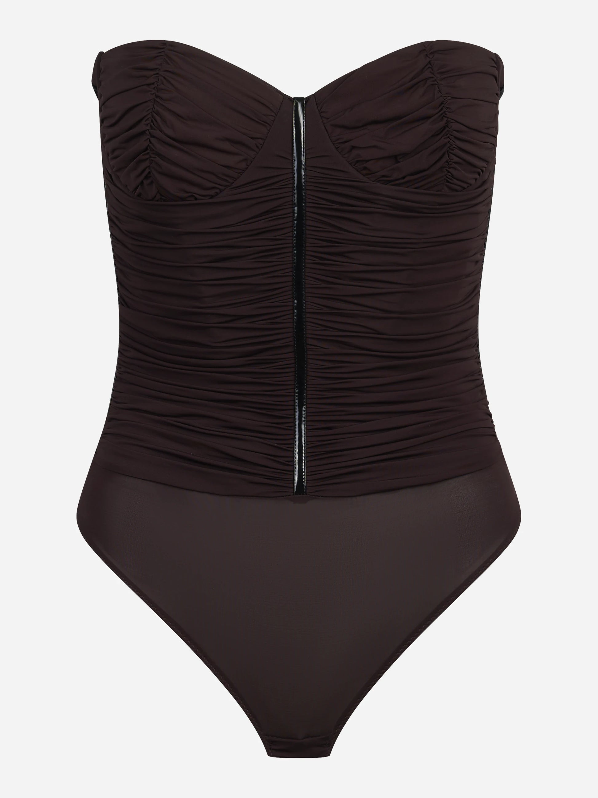 Body bustier in jersey stretch - vista frontale