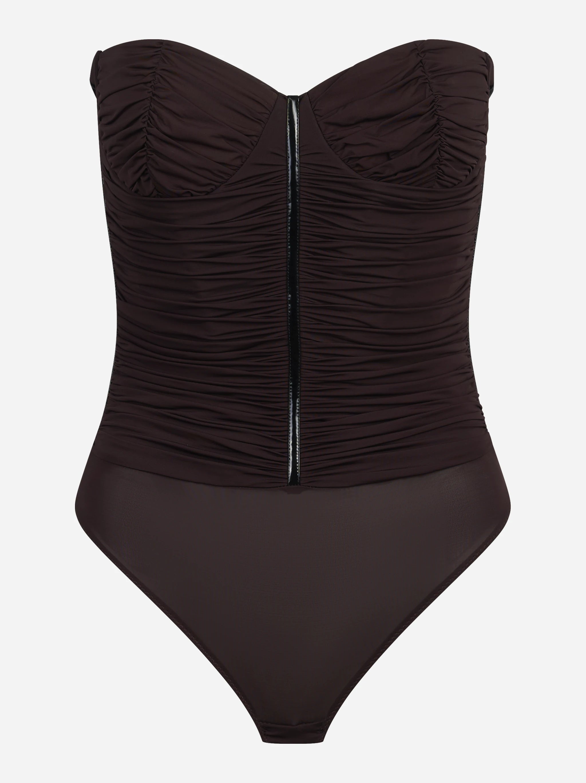 Body bustier in jersey stretch - vista frontale