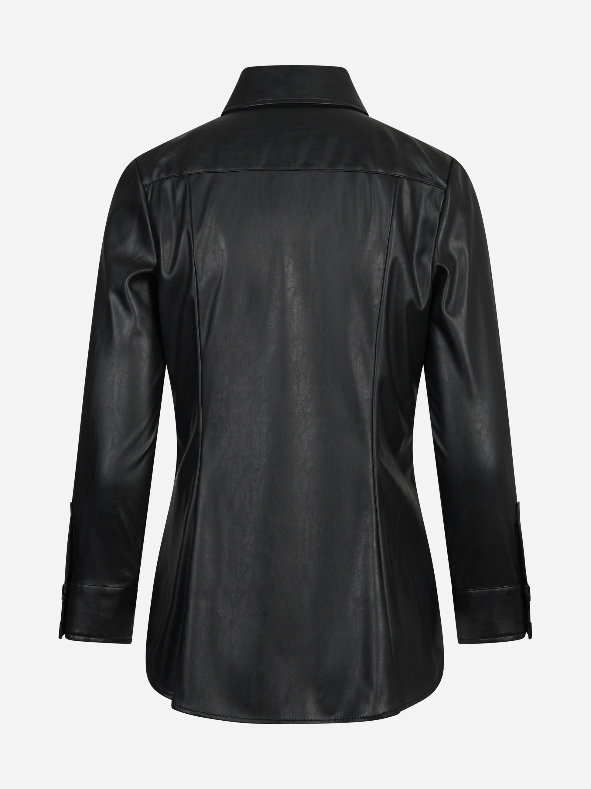 Camicia con logo gioiello nera ELISABETTA FRANCHI – immagine 2 di 3