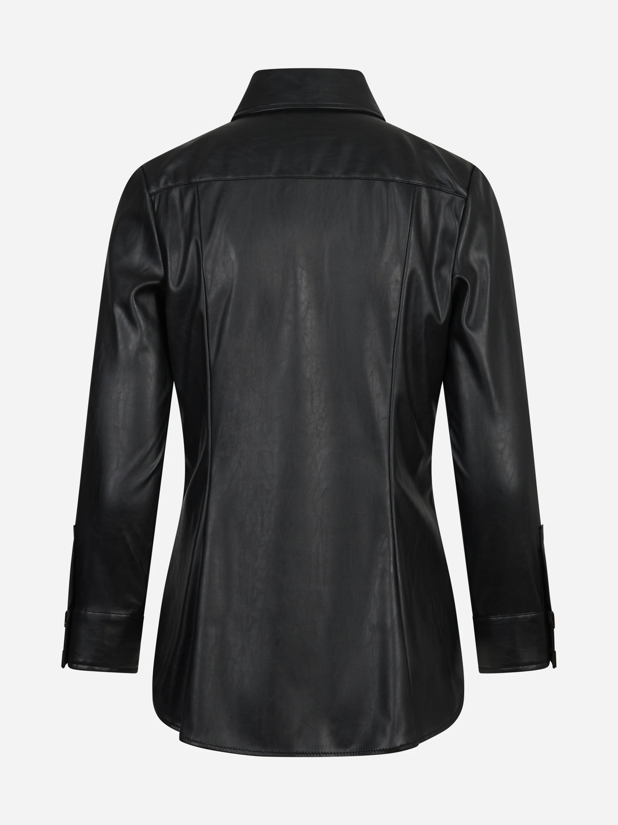 Camicia con logo gioiello nera ELISABETTA FRANCHI – immagine 2 di 3