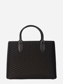 Borsa tote monogram nera Elisabetta Franchi, vista 2 di 3