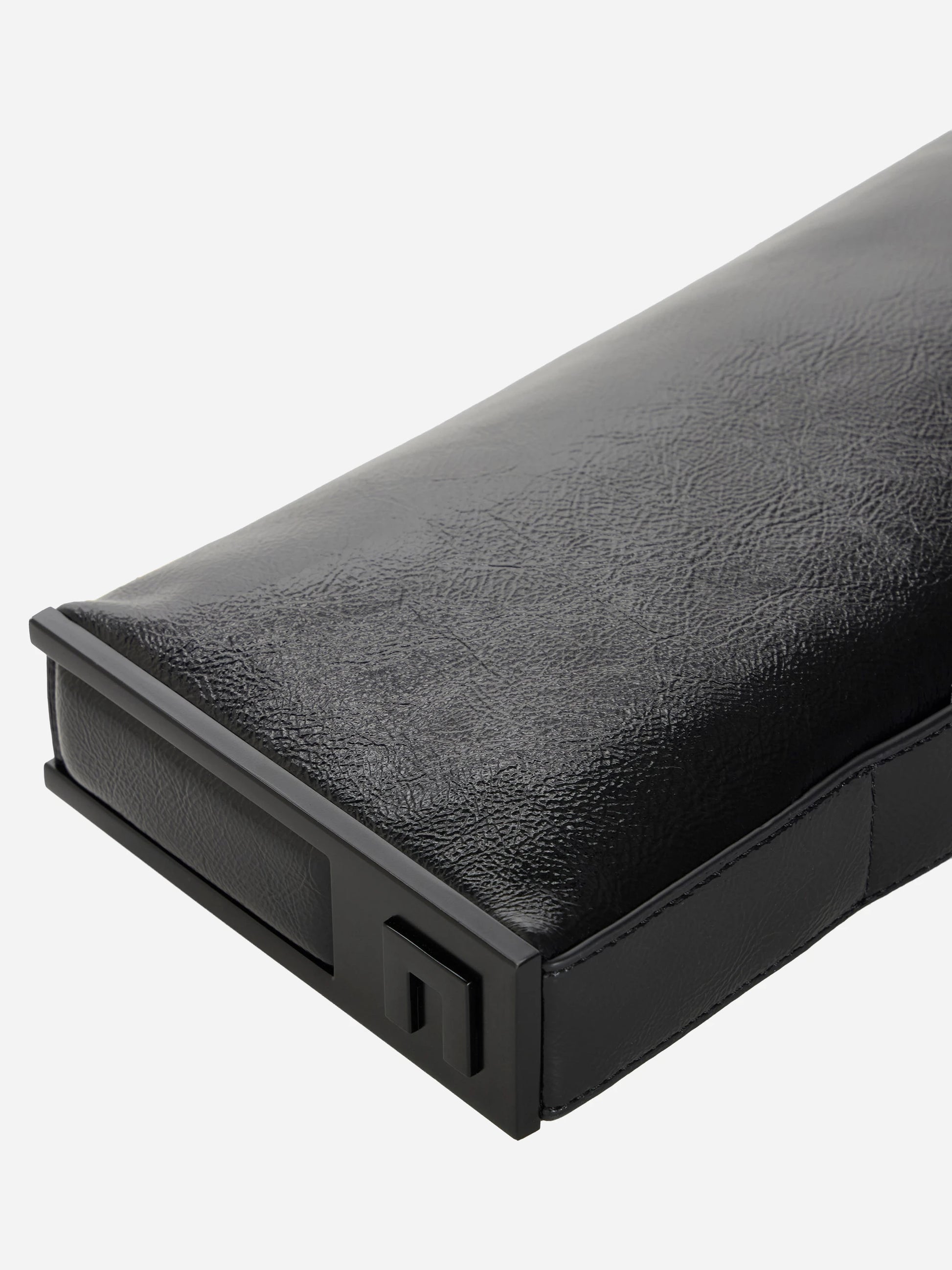 Clutch in vernice nera Elisabetta Franchi, vista 4 di 4