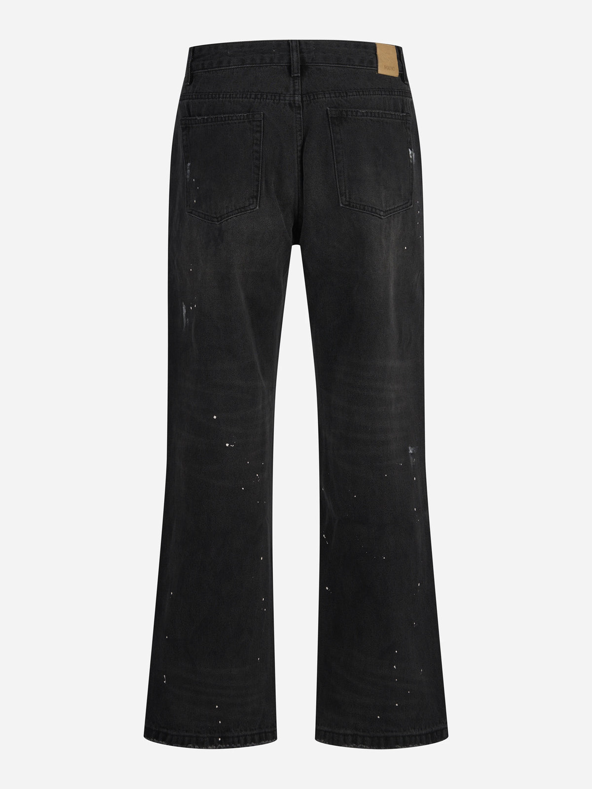 Jeans Monet Paint in denim nero - vista posteriore