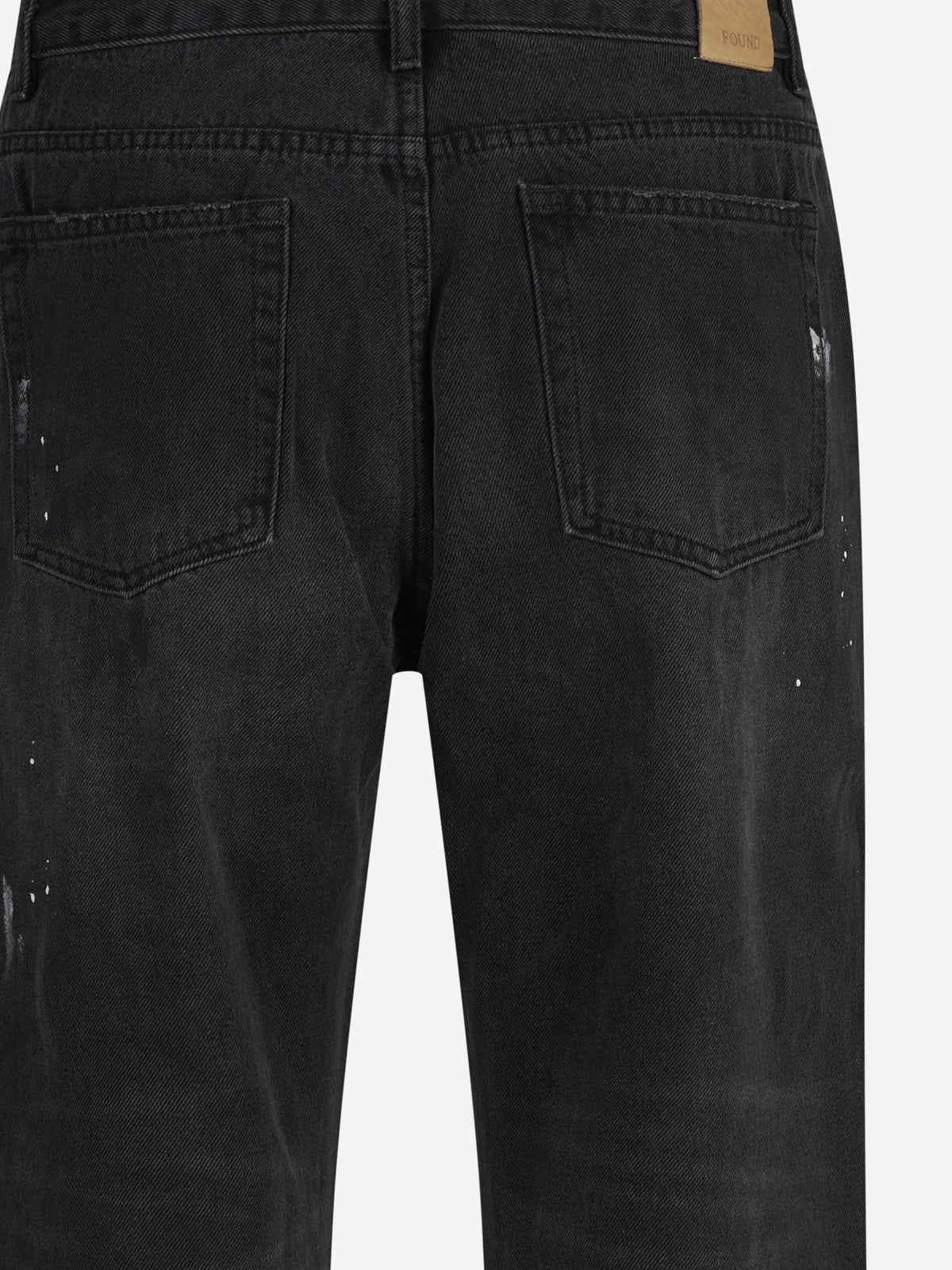 Jeans Monet Paint in denim nero - dettaglio del capo