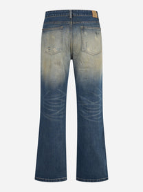 Jeans Monet Paint in denim blu - vista posteriore