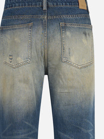 Jeans Monet Paint in denim blu - dettaglio del capo
